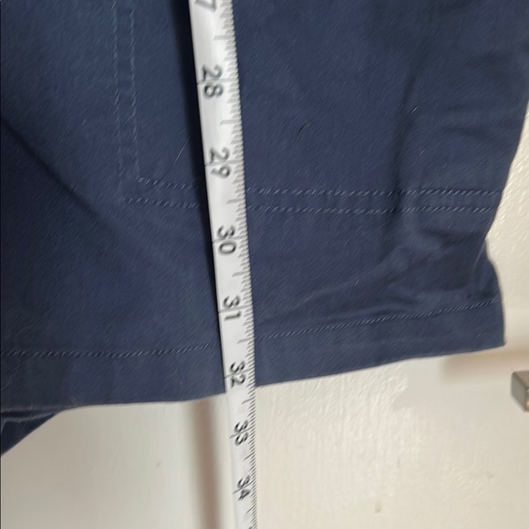 Volcom Blue Short Sleeve Button-Up Romper (shorts) - Picture 9 of 10